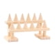 thumbnail image 1 of Soporte De Pantalla De Anillo De Madera Soporte De Dedo Versátil Para La Casa Minorista De Escritorio 2 Nivel 21cmx9cmx8cm, 1 of 5