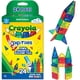 thumbnail image 1 of Set de construcción magnético CreateOn Crayola Mini Pip-Tiles, 24 piezas, 1 of 9