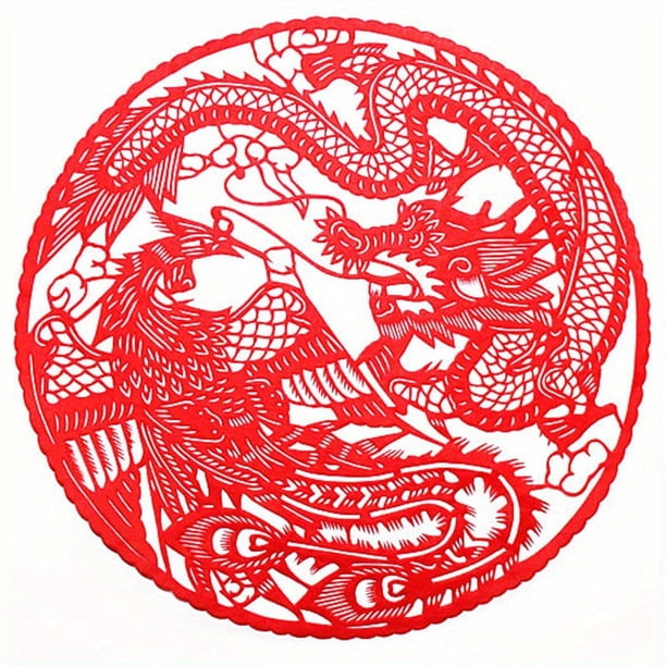 Chinese Folk Paper-cut Window Stickers Handicraft Window Flowers Best Gifts