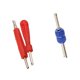 thumbnail image 1 of Herramienta De Reparación De Removedor De Núcleo De Vástago De Válvula De Neumático De Camión De Coche De Doble Cabezal De 3 Piezas - Azul, 1 of 3