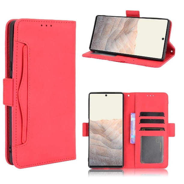 Funda Tipo Billetera FOXDOCK para Google Pixel 6 Pro 5G – Tapa Flip con Tarjetero
