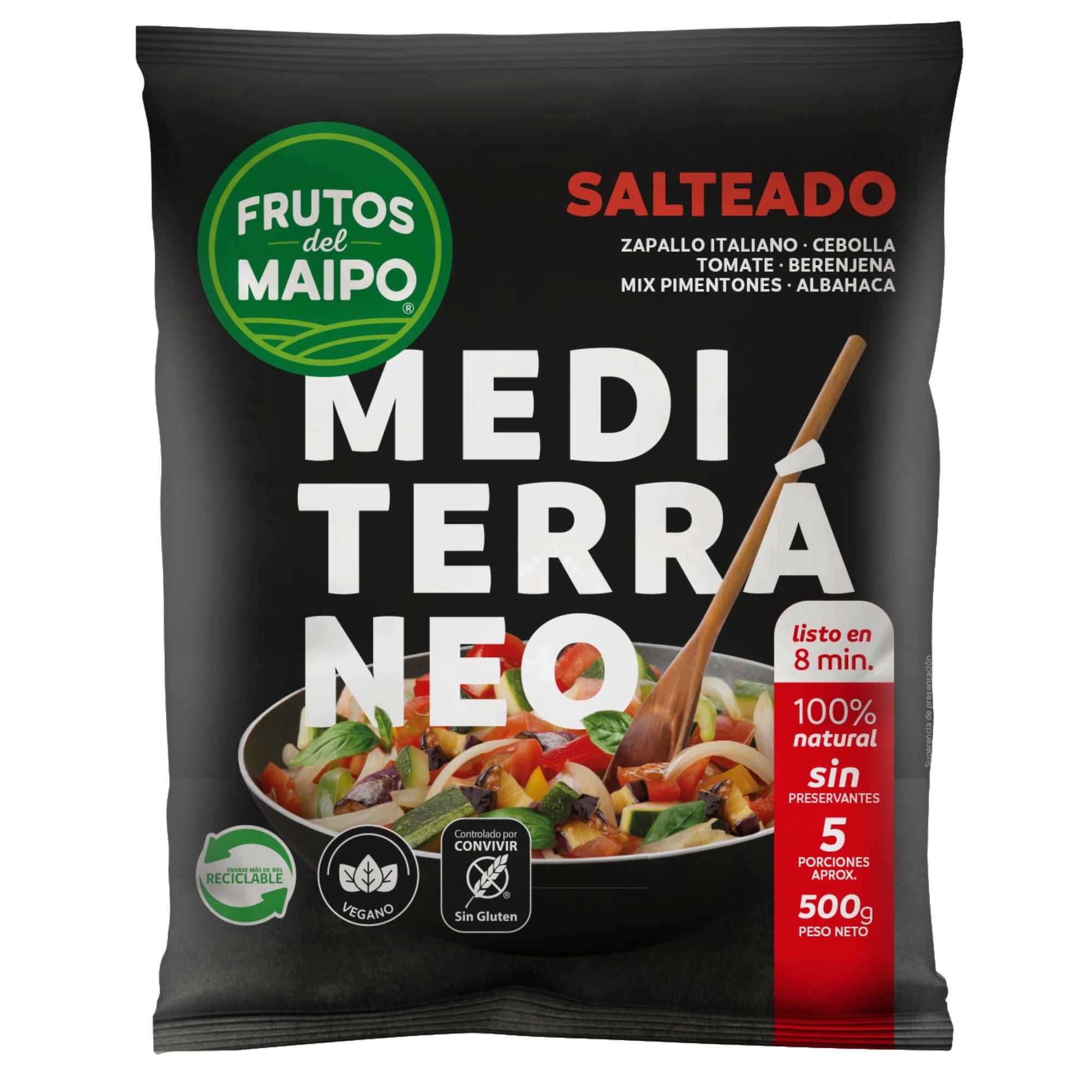 Salteado Mediterráneo 500 g Frutos Del Maipo