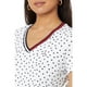 thumbnail image 3 of Camiseta Tommy Hilfiger para mujer, ropa deportiva, cuello en V, algodón, talla XS, 3 of 3
