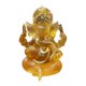 thumbnail image 1 of Ganesha Sentado Buda Estatua Escultura Decorativa Hecha A Mano Artesanía Para Interior Amarillo, 1 of 5