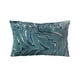 thumbnail image 5 of Cojín decorativo Plutus Brands azul de terciopelo damasco 66 x 66 cm, 5 of 9