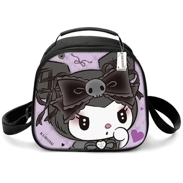 Cartoon cute portable lunch bag for primary and secondary school students Kuromi Kuromi children's ice bag insulation bag