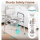 thumbnail image 2 of Silla de cabecera SOUNDFUSE, asiento acolchado de aluminio, 350 libras, 2 of 8