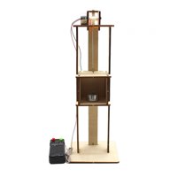 Bothyi - Elevador Eléctrico Modelo Creatividad Para Niños Regalo Creativo Principiantes 100Mmx100Mmx280Mm
