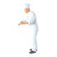 thumbnail image 4 of Cook Chef Figurines Building Scene Figuras Pintadas A Escala 1:64 Chef White 3, 4 of 5