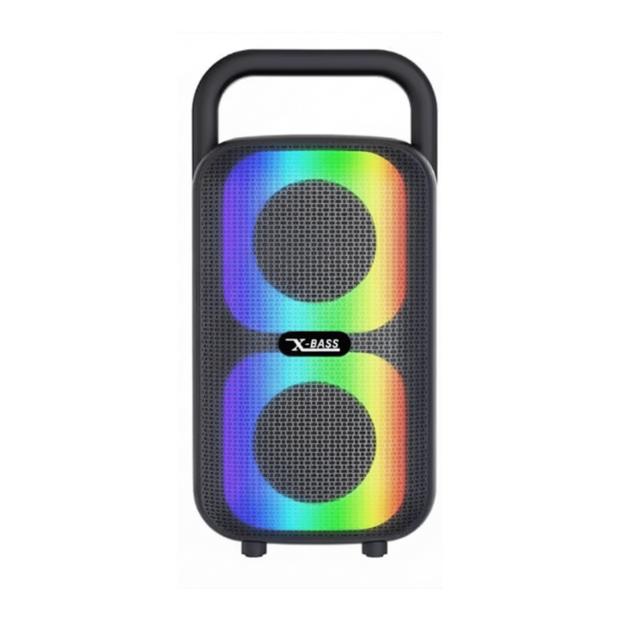 Genérico - Parlante Bluetooth Rgb 30w - Diseño Cuadrado