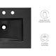 thumbnail image 5 of Lavabo de baño Modway Cayman Modern, 24 pulgadas, cerámica negra, 5 of 5