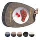 thumbnail image 1 of Set 4 Individuales Ecocuero Impermeables Antimanchas Reversibles Jaspeado Café, 1 of 9
