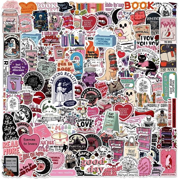 Paquete De Stickers De 150 Piezas De Libros Románticos Para Kindle Para Adultos