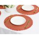 thumbnail image 5 of REGALWOVEN Juego de Manteles Individuales Rústicos de 6 Manteles para Decoración de Mesa de Comedor Interior Exterior Lavable Mantel de Cocina Limpiar con Paño Naranja 15*15in, 5 of 6