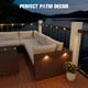 thumbnail image 3 of Luzes de cubierta solar al aire libre 16 paquete, luces solares de paso led impermeables luces solares para escaleras al aire libre, paso, cerca, patio, patio y camino (blanco cálido), 3 of 3