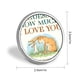 thumbnail image 2 of Adivina cuánto te quiero-Theme Round Button Badge: Premium Metal Construction, Ideal for High-End Events 2.8 cm, 2 of 6
