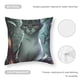 thumbnail image 5 of Gatos Guerreros Fundas de almohada de terciopelo con tema, regalos de funda de almohada, decoración para el hogar, cojín de lanzar, regalo de cumpleaños para fans y parejas.66*66cm., 5 of 6