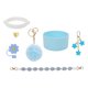 thumbnail image 3 of Juego De Accesorios Para Tazas, Bonitos Llaveros Con Dijes Para Actividades Al Aire Libre, Bolsos De Viaje, Color Azul, 3 of 5