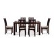 thumbnail image 2 of Comedor Ñuble Vidrio Con 6 Sillas Chocolate - Beige, 2 of 14
