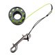 thumbnail image 5 of Carrete de buceo con carrete para dedos con clips de acero inoxidable de doble extremo 15m de color gris, 5 of 5