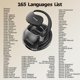 thumbnail image 2 of MINISO X15 PRO Auriculares Traductores en Tiempo Real, Auriculares Inalámbricos Bluetooth 5.4 para 165 Idiomas, Compatibles con Música y Llamadas, 2 of 9