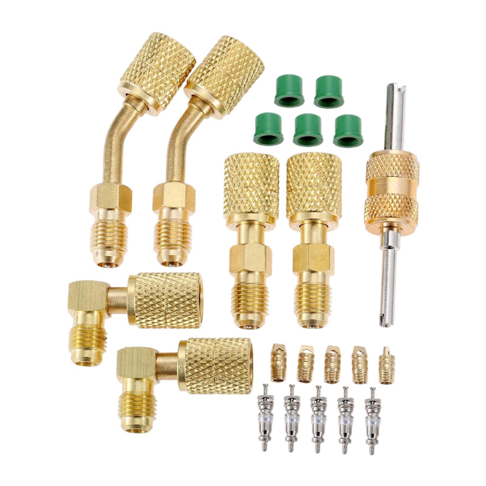 Magideal - Kit Adaptadores R410A De Cobre, Prácticos, Cómodos Y Fáciles De Usar, Accesorios De Repuesto Para Calefacción, Ventilación Y Aire Acondicionado