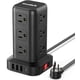thumbnail image 1 of Cable de extensión, protector contra sobretensiones, Power Strip Tower, 12AC, 4USB, 1 of 7