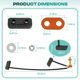 thumbnail image 5 of Kit de Escobillas para Motor DRIVE UP 36/48V Club Car Yamaha GE, 5 of 7
