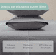 thumbnail image 2 of Sabana 1800 hotel ultra suave funda bordada super king gris, 2 of 3