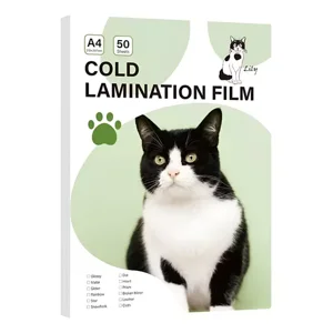 Creaprint - Laminado En Frio Transparente Glossy A4/50 Hojas