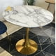 thumbnail image 3 of Mesa Tulip Simil Marmol Gold 100cm - Base Dorada, 3 of 3
