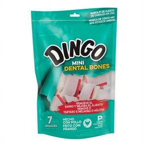 Snack Dingo Mini Huesos Dentales Perro 7 Und