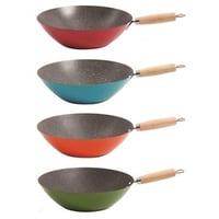 Sarten Wok De Acero Antiadherente Al Carbono 30 Cm Oster