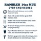 thumbnail image 5 of Taza YETI Rambler, apilable, 414 ml, con aislamiento al vacío, inoxidable, 5 of 8
