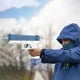 thumbnail image 3 of Pistola De Agua Eléctrica De Juguete, Pistola De Agua Automática De Repetición, Diseño De Compartimento De Batería Impermeable, Con 2 Depósitos De Almacenamiento De Agua (azul), 3 of 5