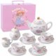 thumbnail image 1 of Giggle Honey White Floral Tea Party Set for Little Girls, 1 of 1
