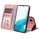 thumbnail image 3 of Funda Billetera para Samsung Galaxy S23 con Porta Tarjetas y Soporte Ajustable Rosa, 3 of 5