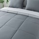 thumbnail image 2 of Juego de Cama Mainstays TwinXL 5 Piezas Reversible Gris, 2 of 3