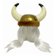 thumbnail image 1 of Gorro Sombrero Con Peluca Vikingo Fiestas Halloween 2025, 1 of 4