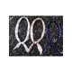 thumbnail image 5 of INSPIRE CHIC Mujer Satén Cuadrado Nota Musical 35" Gran Pañuelo de Cuello Sedoso Champán Rosa, 5 of 5