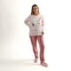 thumbnail image 1 of Pijama Polar Mujer Abrazo Rosado Snoopy, 1 of 7