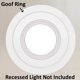 thumbnail image 3 of Aro de recorte Matte White de Lighting Labs, paquete de 8, 20 cm, 3 of 6