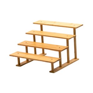 Ioensy - Estante De Exhibición De Varios Niveles Para Figuras, Muñecas, Esculturas, 4 Niveles, 33 Cm