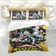 thumbnail image 5 of My Hero Academia Conjunto de sábanas temático, trío de piezas, cómodo y amigable con la piel, diseño único, regalo de decoración para el hogar para familiares, amigos y fans,135cm *200cm, 5 of 6