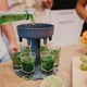 thumbnail image 4 of Dispensador de chupitos de seis maneras, ideal para fiestas, dispensador de 6 chupitos, dispensador de chupitos de bar, dispensador de cócteles (gris y azul), 4 of 7