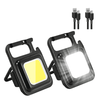 Genérico - 2 Linterna Led Recargable Lampara Camping Linternas Tacticas Linterna Negro Luz Blanco