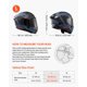 thumbnail image 3 of Casco VEVOR Modular con Visor Doble Abatible Talla L, 3 of 9
