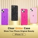 thumbnail image 3 of Funda Svanove para iPhone 13, transparente, purpurina, azul claro, TPU, 3 of 7
