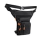 thumbnail image 5 of Bolsa de cintura para hombres bolso de la pierna de la pierna de la pierna de la pierna múltiple bolso de hombro multipropósito de muslo para montar d Cremallera lateral negro, 5 of 5