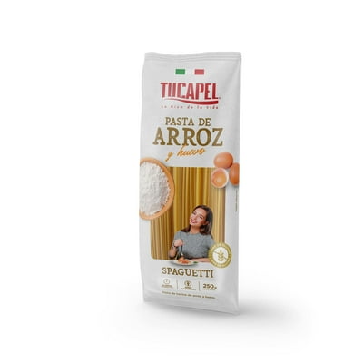 Fideo Pasta De Arroz Spaghetti Bolsa 250 G Tucapel